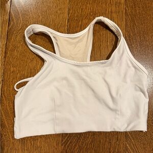 Til You Collapse White Sports Bra